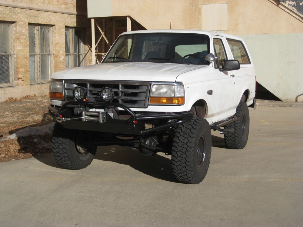 Bronco Bumper and Sliders