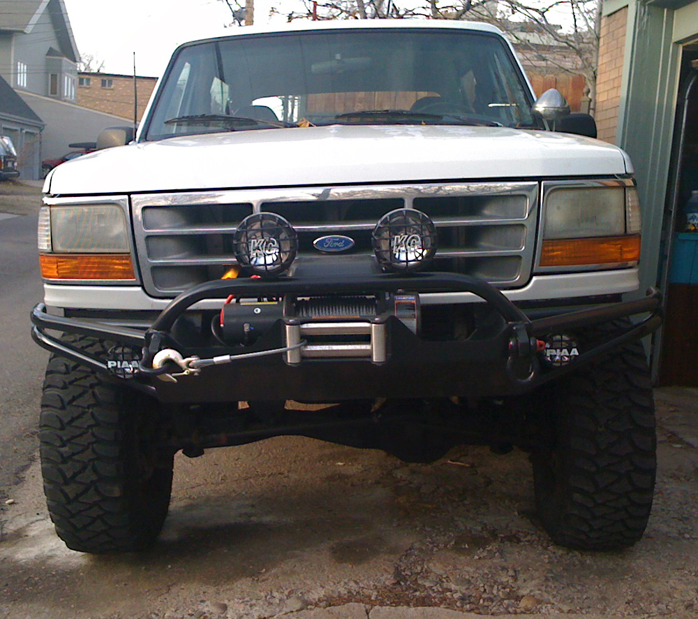 Ford bronco bumper plans